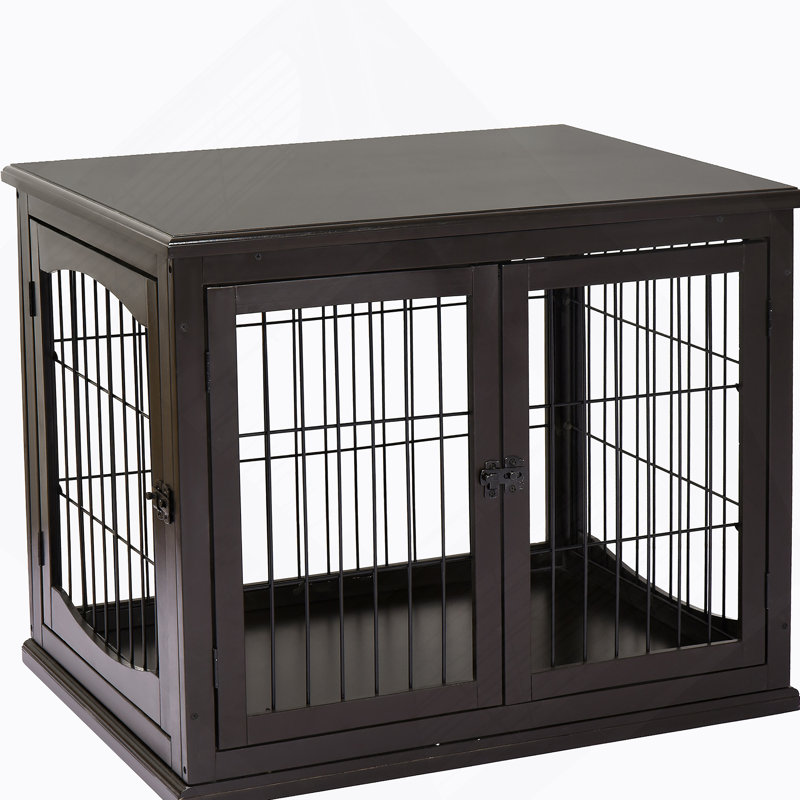 Mobilier de cage pour chien, niche pour chien, Marron foncé