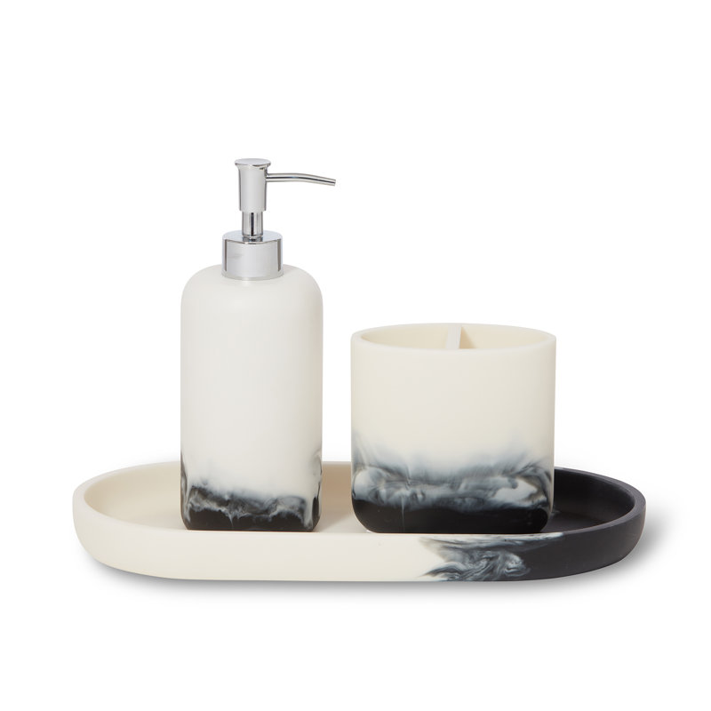 Ombre 3 pc Bath Accessory Set