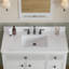 43'' Bathroom Vanity Top with Sink and Faucet Holes-100150918