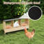 Triple Nesting Box For Chickens-solid Pine Wood