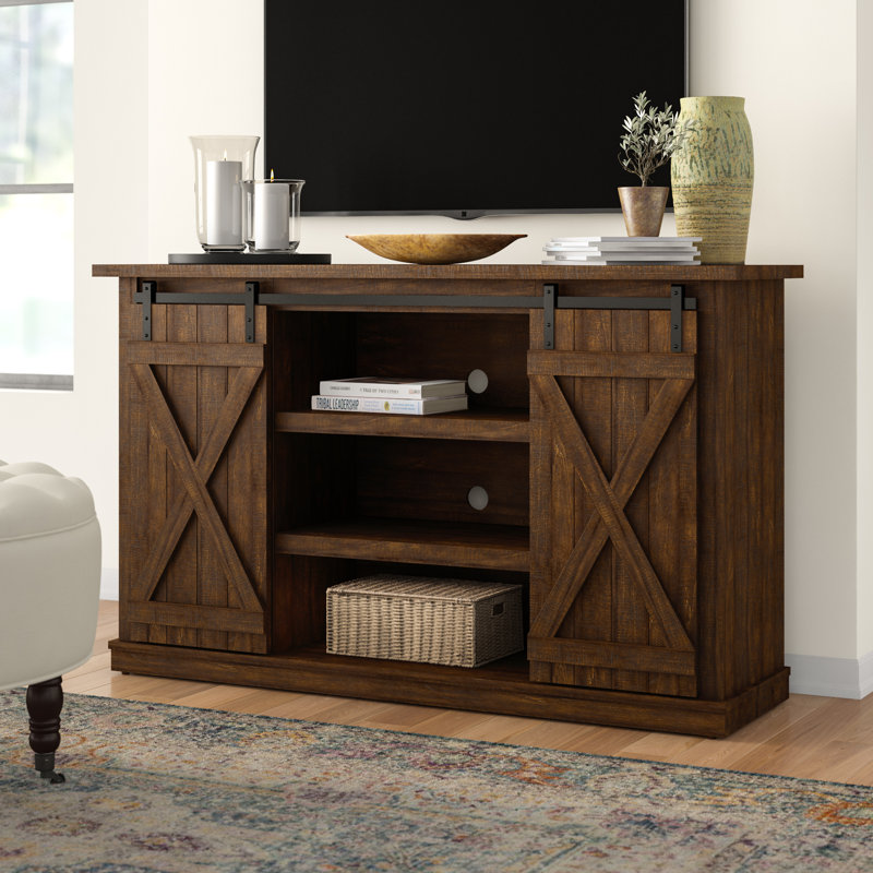 Meuble télé pour téléviseur de 60 po ou moins Lorraine, Espresso, 32 po H x 54 po L x 15,5 po P