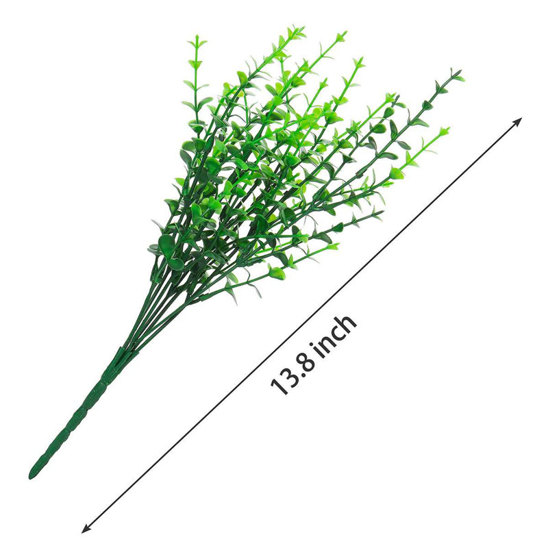 4 faisceaux d'eucalyptus artificiels avec 4 branches