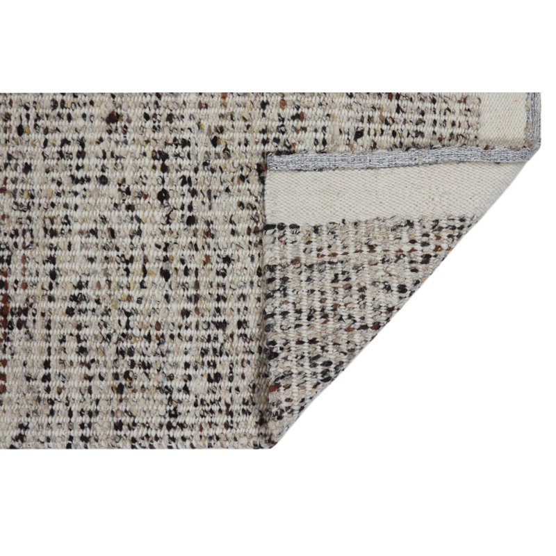 Tapis performance noué à la main Darcy - ivoire / espresso - 9 pi x 12 pi, 9 pi x 12 pi, Ivoire Espresso