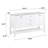 Nurtene 60'' Double Bathroom Vanity with Poly Marble Top-1371098978-1370786462