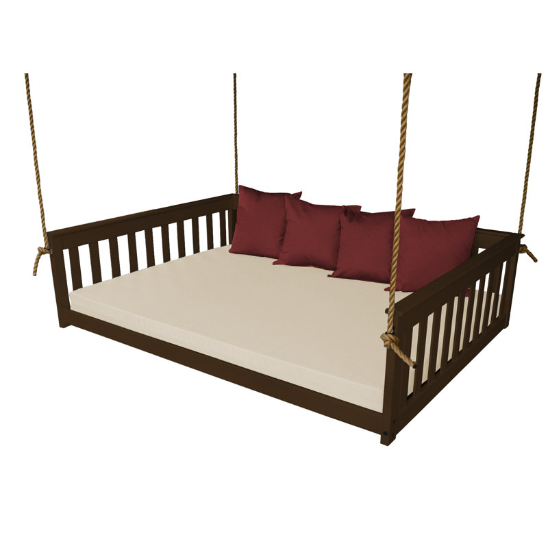 Carol Solid Wood Daybed, Coffee, Full