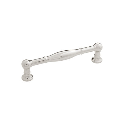 Fuller Collection Handle Pull - 5-1/16" Center to Center Cabinet Pull Polished Nickel - Traditional Hardware for Drawers & Cabinets 