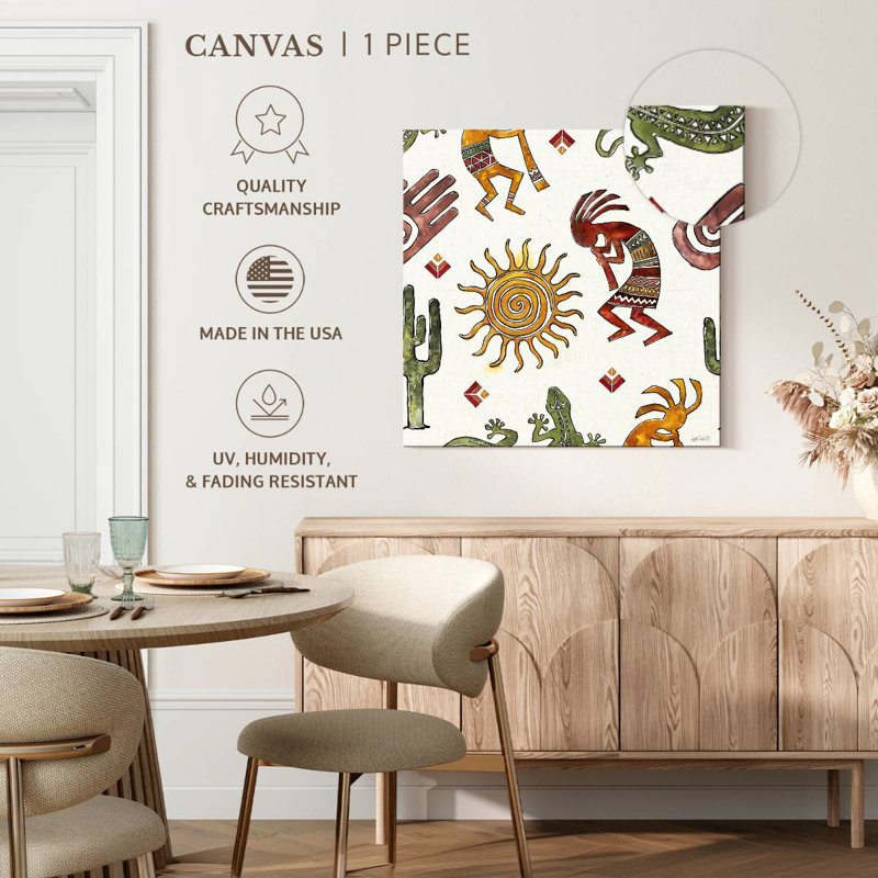 Lelar Southwest Flair Pattern I, 33'' H x 33'' W