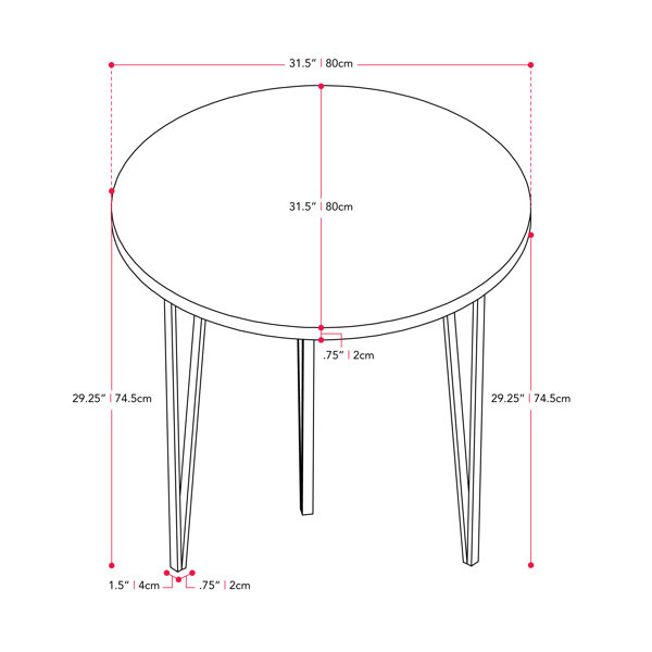Dimensions du produit