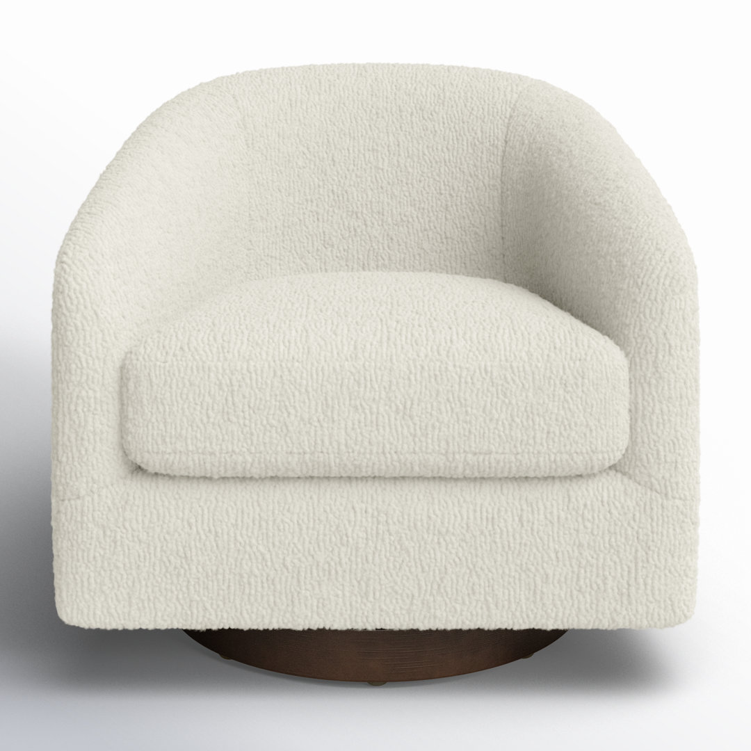Bennett Upholstered Swivel Barrel Chair AllModern Body