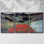 «Poppy Field In Giverny» par Monet, encadré sur toile, 3 pièces-73706477-73706476