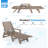 Outdoor Chaise Lounge Hdpe Reclining Chair-644212001