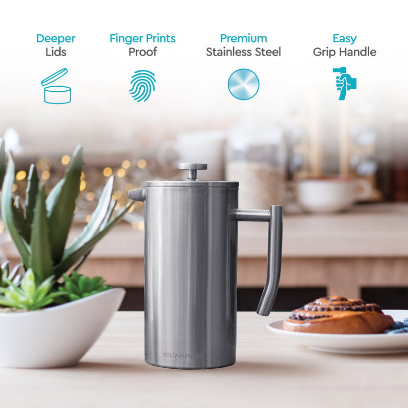 Belwares French Press Coffee Maker, 50 oz.