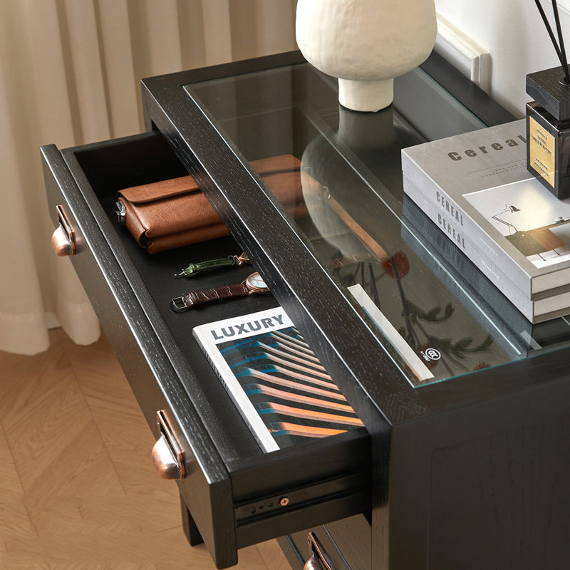 Retro storage display cabinet