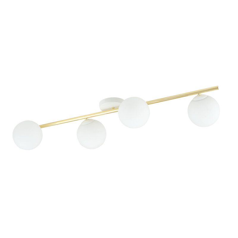 Woehler 4 - Light Dome Chandelier, White, White