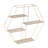 Amirul 4 Piece Hexagon Metal Accent Shelf