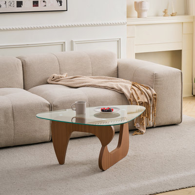 Table basse de style campagnard Mid-Century