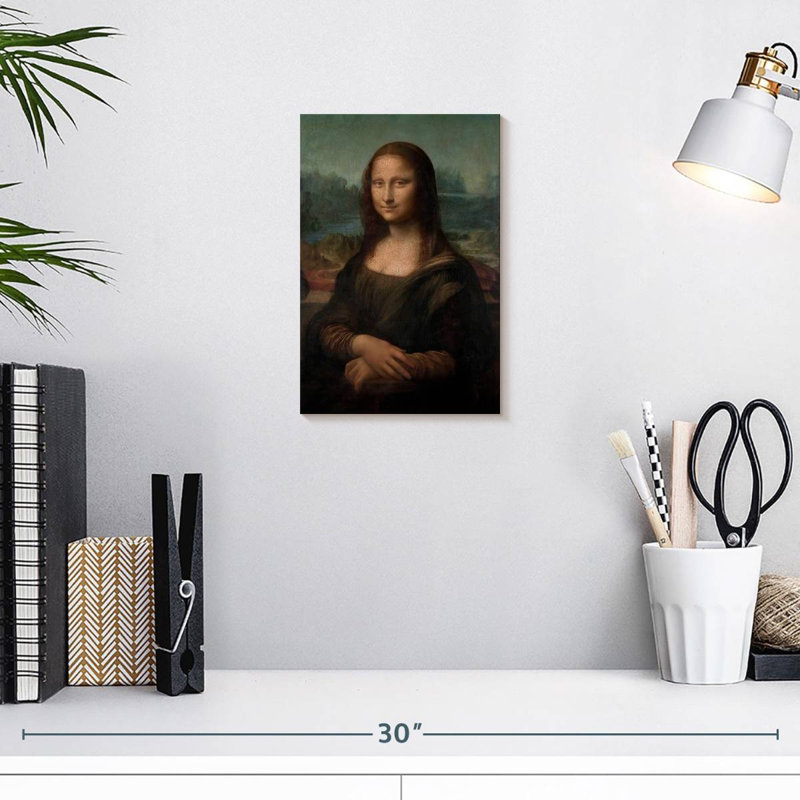 Leisha Mona Lisa, H 12 po x l 8 po