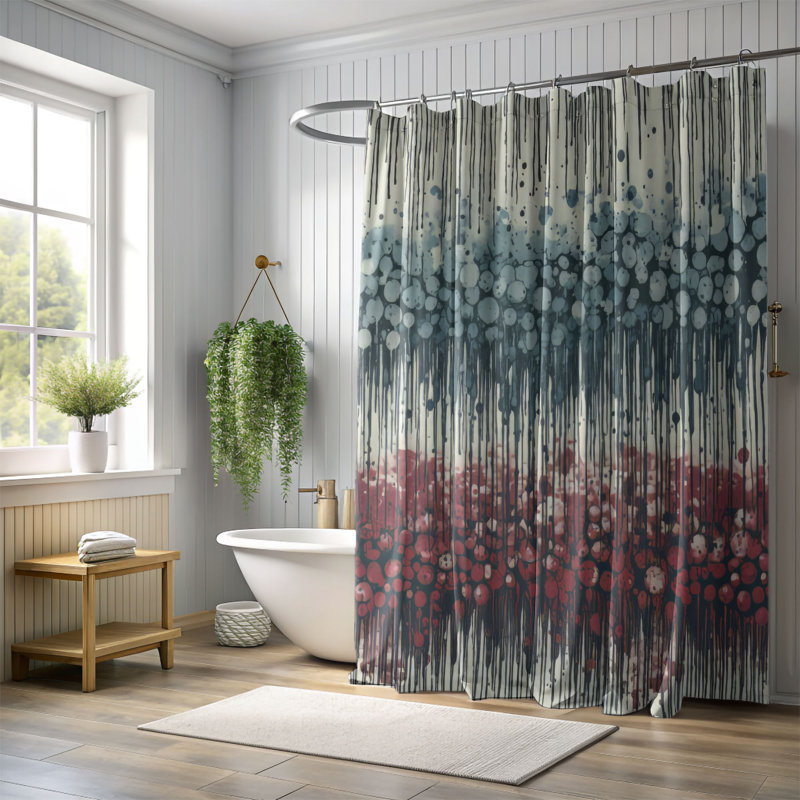 Rideau de douche Gentle Rain - Premium, H 74 po x l 71 po