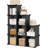Cube Storage Organizer - Heavy-Duty Modular Cube Shelf, 11.8" x 11.8" x 11.8" Stackable DIY Closet Shelves with Anti-Tip Feet & Tool Kit-2955451