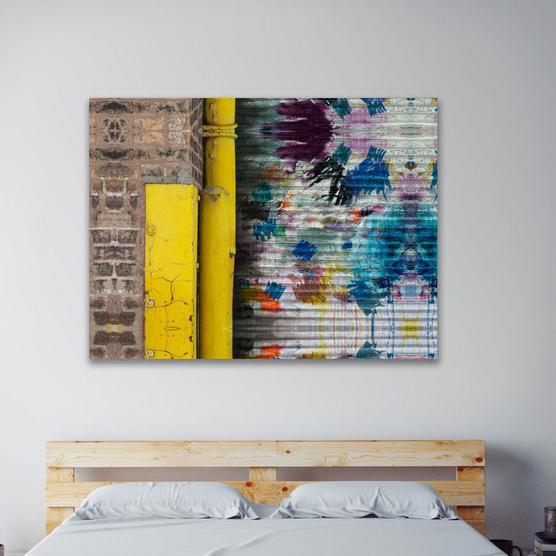 Garage Door by Kent Youngstrom - Wrapped Canvas Print, 91cm H x 122cm W x 4cm D
