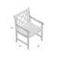 Fauteuil de salle à manger Aleha