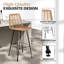 Tabouret d'extérieur en osier avec coussin Chateau-71413581