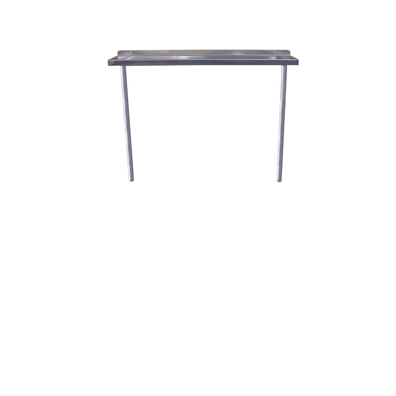 Options de table de travail en aluminium à structure en porte-à-faux sur tablette, 12 po x 48 po