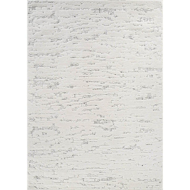 Bunny Modern High-Low Indoor Area Rug, Rectangle 9' x 12'