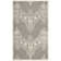 Tapis damassé en laine et viscose Nioka touffeté à la main