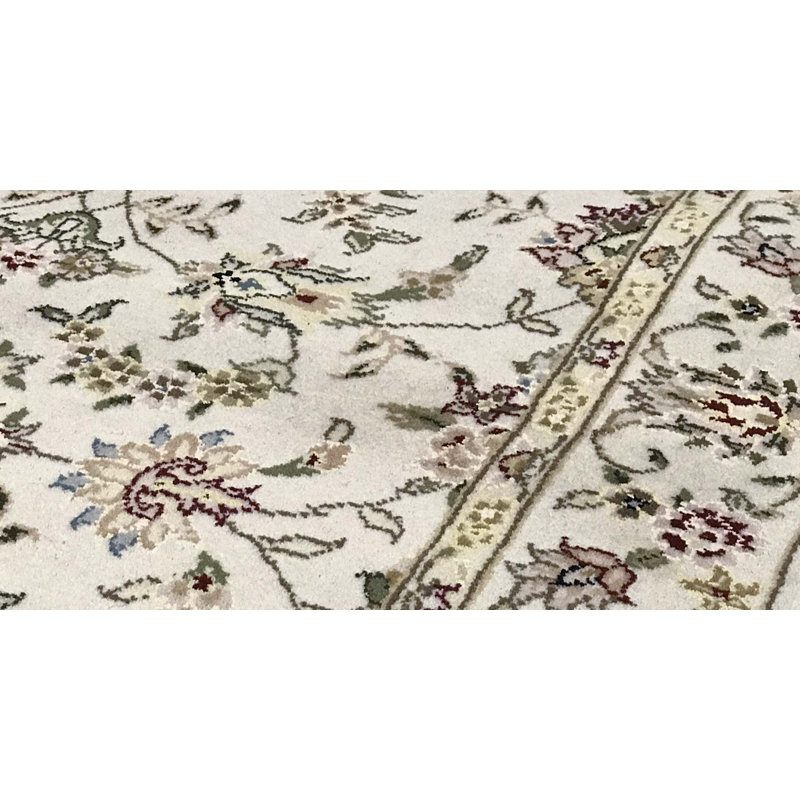 Hand-Knotted High-Quality Gray Runner