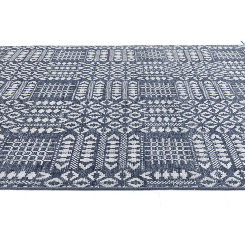 Bovina Geometric Area Rug, Rectangle 5' x 8'