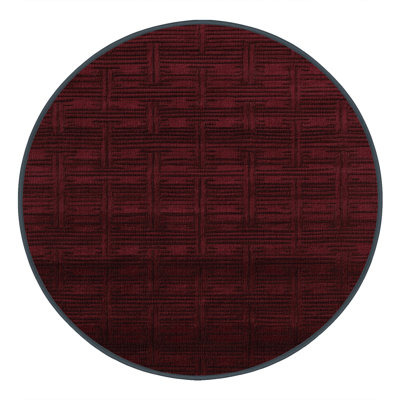 Machine Washable Trellis Red Area Rug