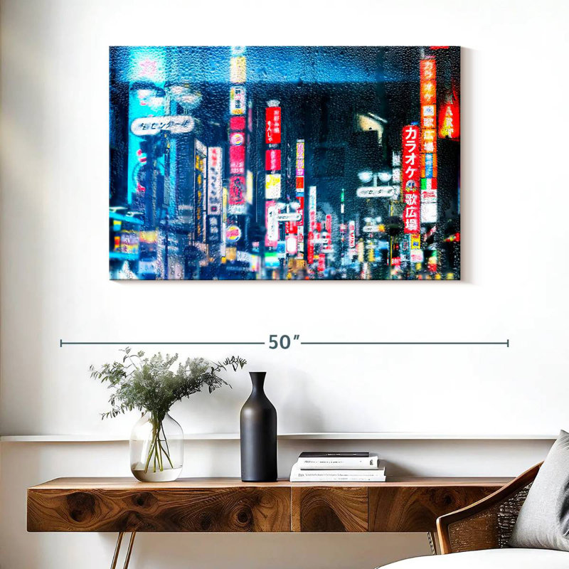 Sireci Tokyo Bluish Reflection, 26" H x 39" W
