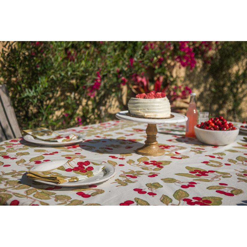 Cherry Cotton Square Napkins