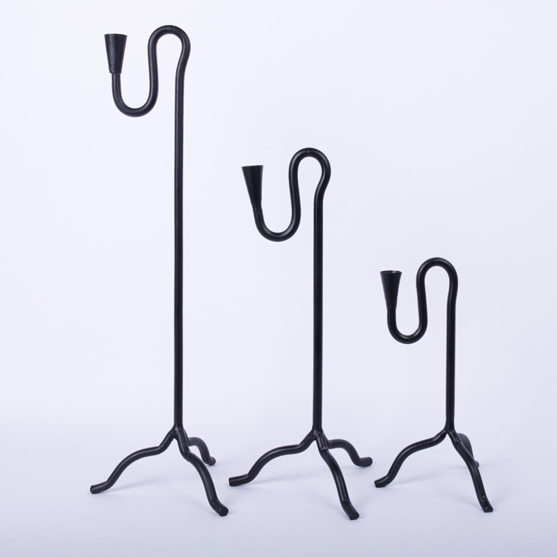 24'' H Iron Floor Candlestick