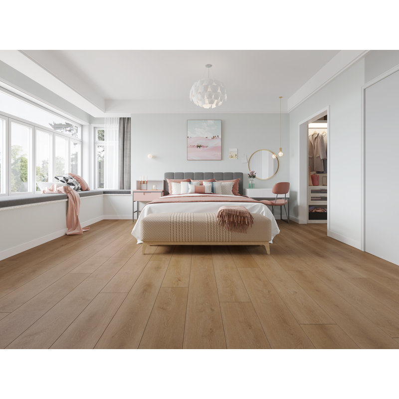 Lions Floor Indoor Delight SPC Collection - Fortress Dawn 9” x 72” Waterproof Luxury Vinyl Plank Flooring | Uniclic® Locking System, FloorScore Certified | 1 Box = 22.65 Sq. Ft. | Most Rooms Need 30+ Boxes