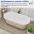 Colour 59'' x 27.56'' Soaking Bathtub-91059562