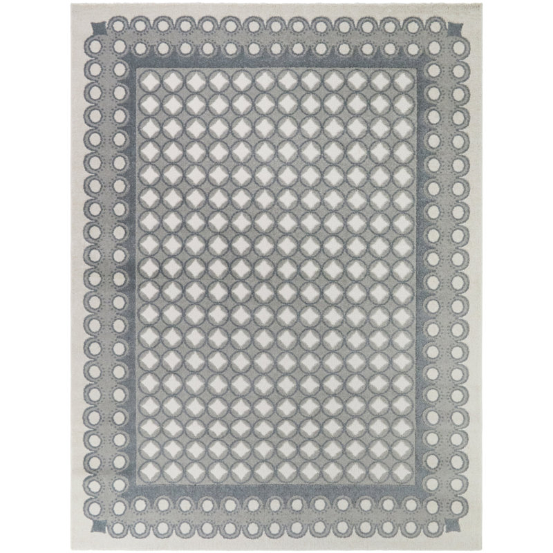 Tapis bleu Wiltshire, 5 pi 3 po x 7 pi