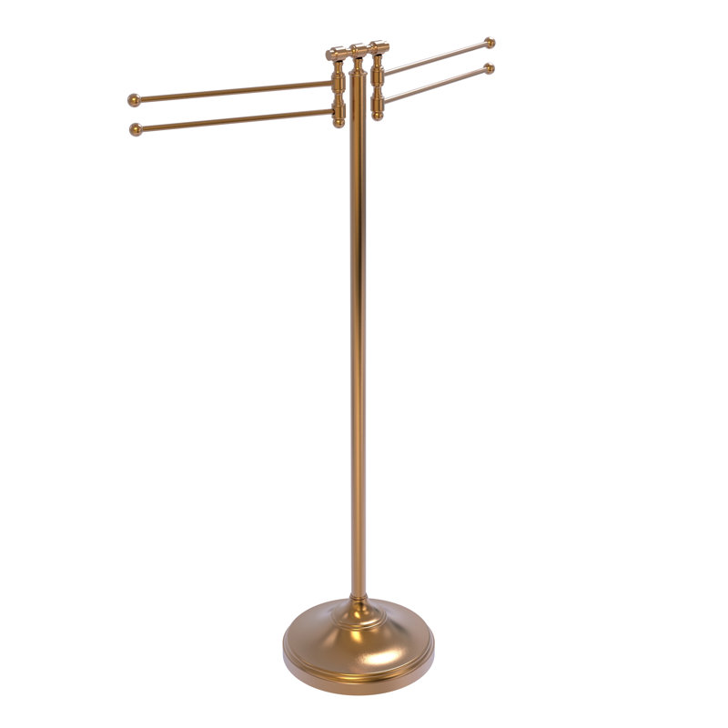 Porte-serviettes sur pied plancher Gober, Bronze brossé
