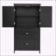 Armoire de salle de bain polyvalente avec tablettes réglables et plusieurs options de rangement-545355746