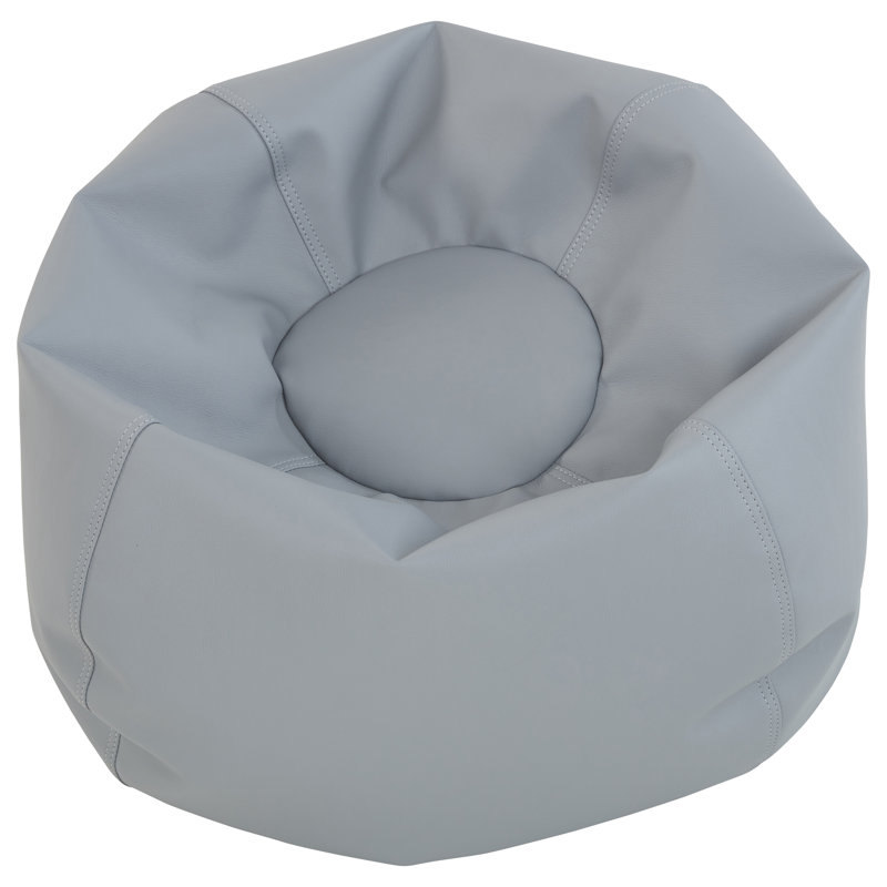 SoftScape Classic Bean Bag, 19" H x 26" W x 26" D, Gray