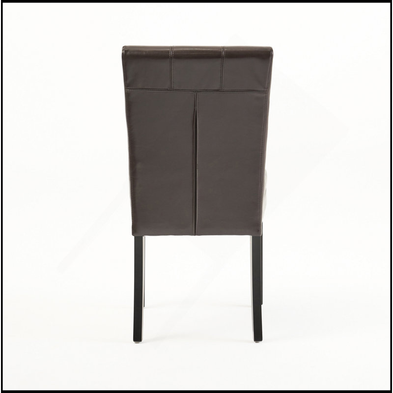 CHAISE DE SALLE À MANGER BADIN KD MP2 (ensemble de 2), Chocolat
