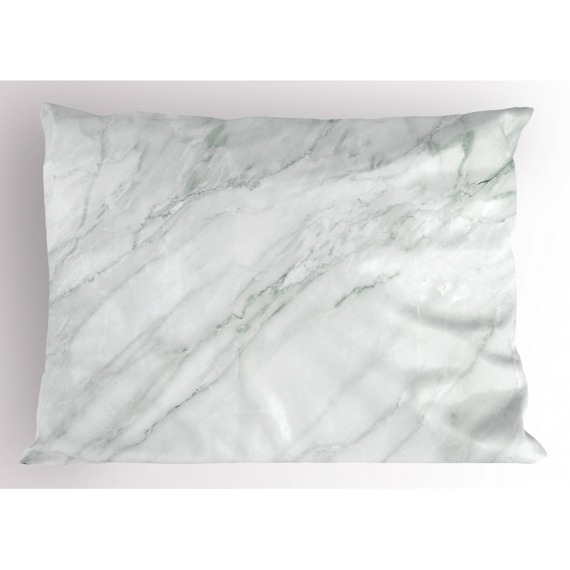 Marble Polyester Abstract Sham Set, Twin