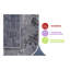 Tapis gris pâle / abstrait Collection 2X3