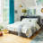 Ensemble d'édredon de neuf articles avec draps en coton Estrin-33680088-33680094