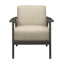 Chaise d'appoint en tissu et bois d'hévéa massif-1510350047