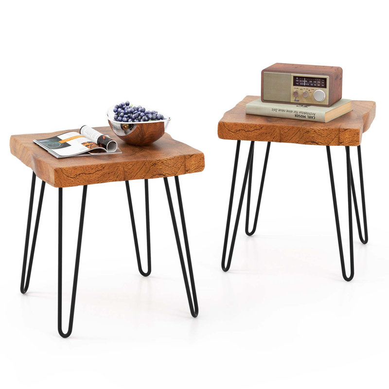 Ensemble de tables de bout Jerrilynn, H 18 po x l 16 po x P 16 po