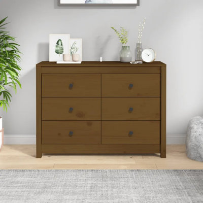 Side Cabinet 100x40x72 cm Solid Wood Pine