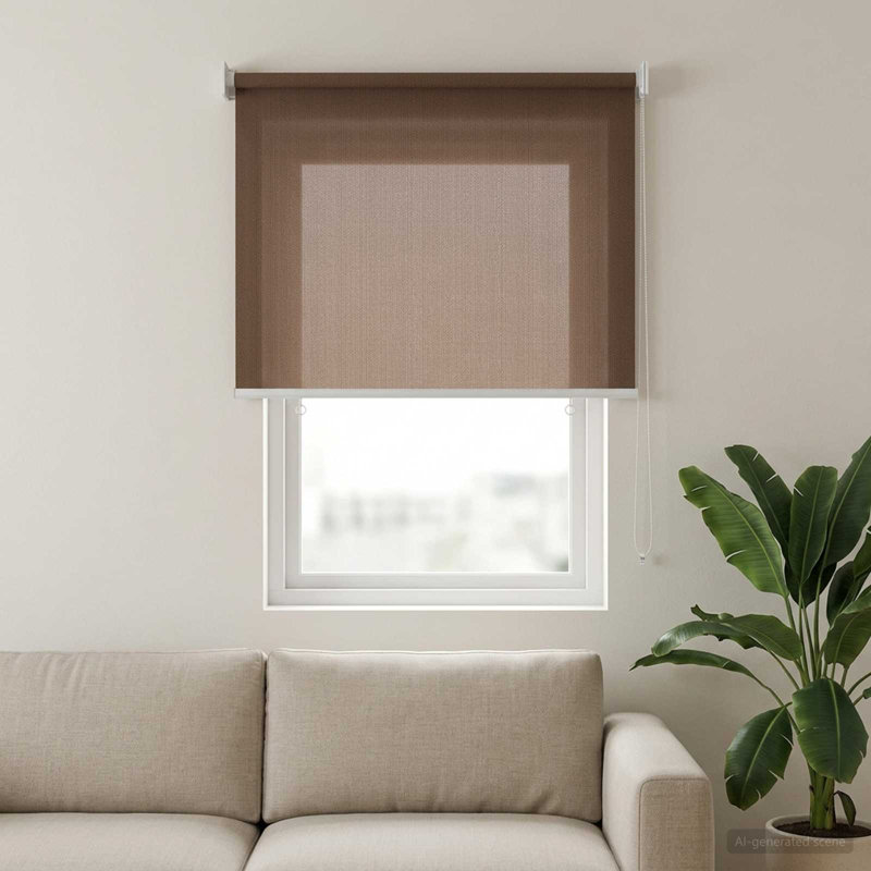 Roller shade, Dark Green, 305 cm W x 230 cm L