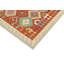 Tapis beige / bleu / vert en laine noué à la main 4,2 po x 5 pi 11 po Sophronia